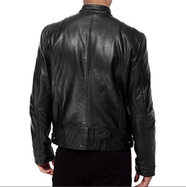 Men's Leather Jacket, Size L